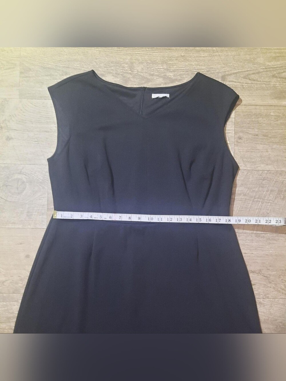 Coast Black Sleeveless Fit-and-Flare Dress - Picture 6 of 7